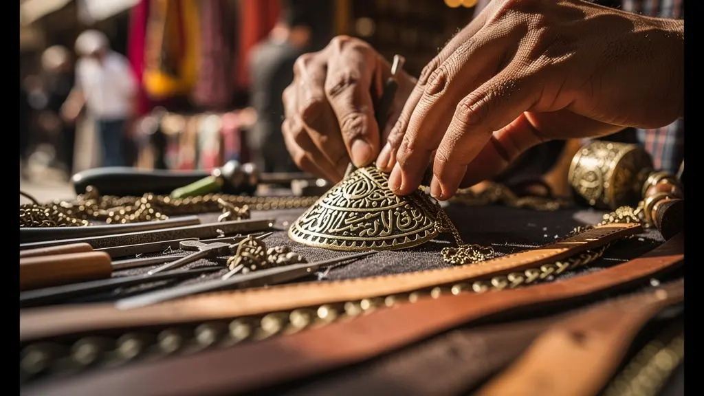 Artisan marketplace showcasing handmade jewelry and local fashion designs