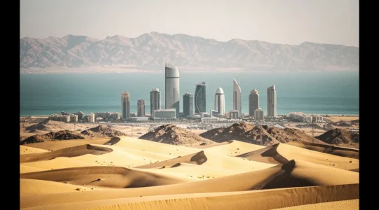 Dramatic landscape showcasing the diverse terrains of the UAE's seven emirates from mountains to coastline