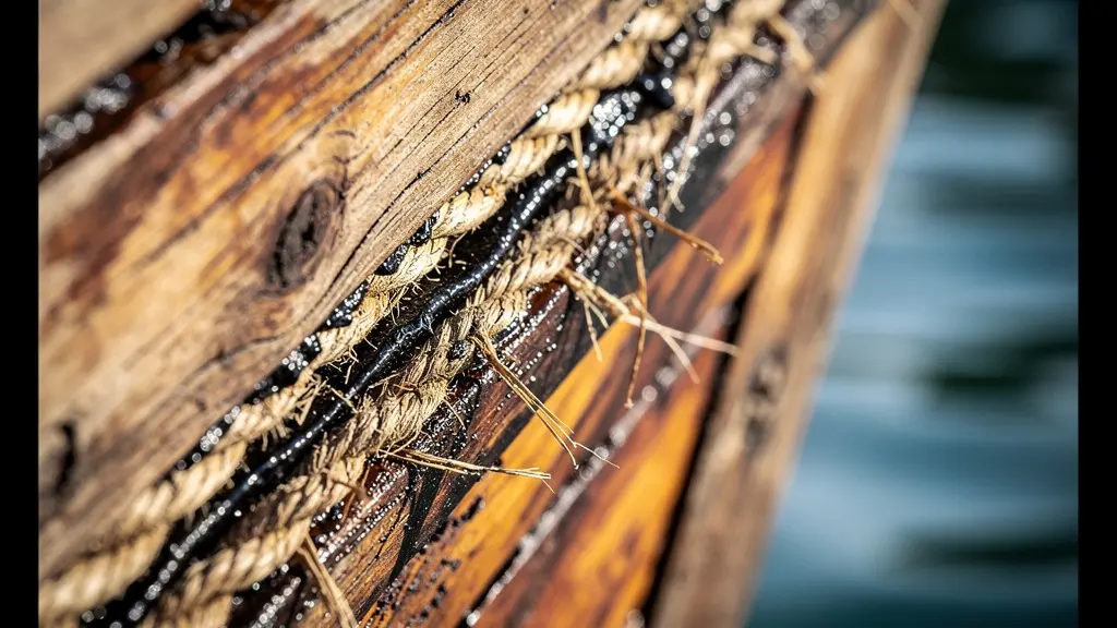 Traditional wooden dhow boat moored in creek waters at golden hour